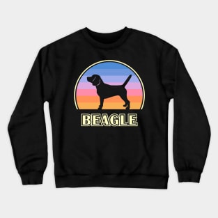 Beagle Vintage Sunset Dog Crewneck Sweatshirt